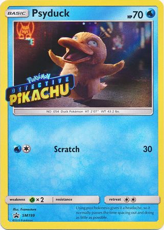 Psyduck Detective (SM199) (Pikachu Stamped) [Sun & Moon: Black Star Promos] - Card Brawlers | Quebec | Canada | Yu-Gi-Oh!