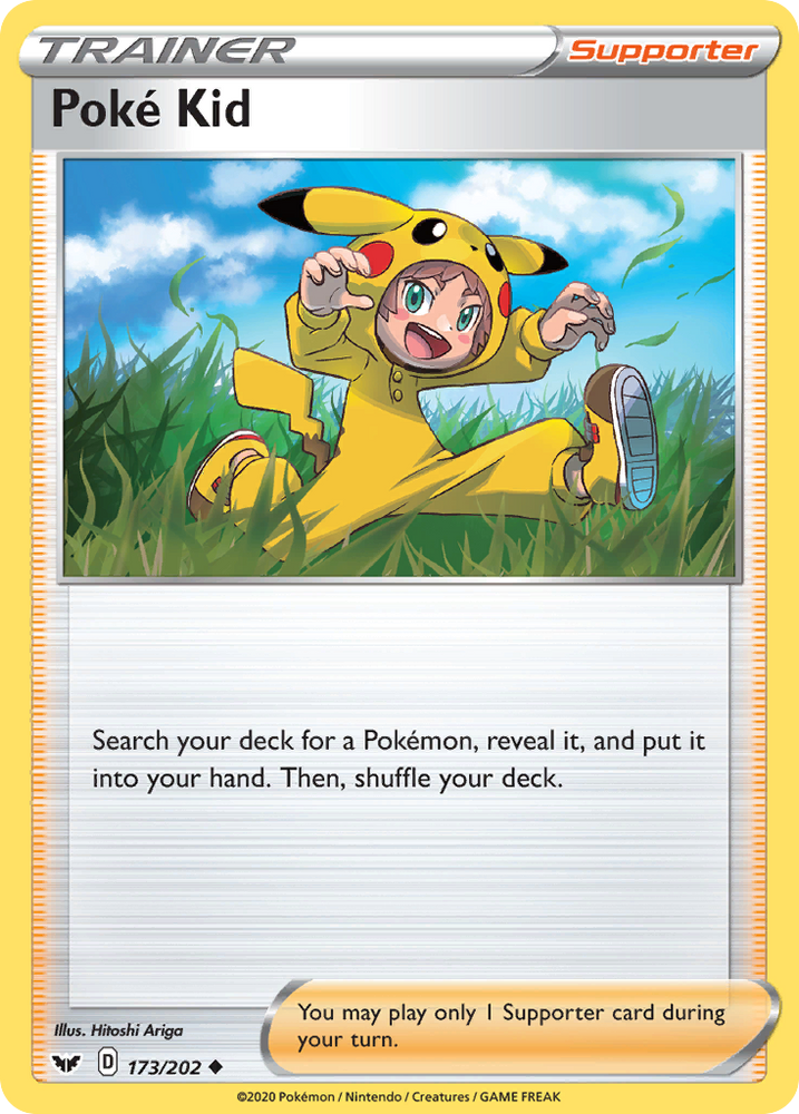 Poke Kid (173/202) [Sword & Shield: Base Set] - Card Brawlers | Quebec | Canada | Yu-Gi-Oh!