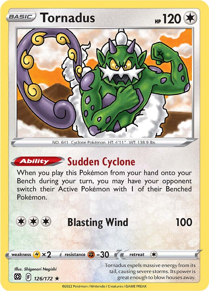 Tornadus (126/172) [Sword & Shield: Brilliant Stars] - Card Brawlers | Quebec | Canada | Yu-Gi-Oh!