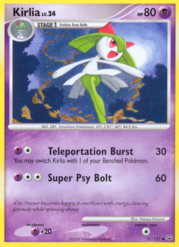Kirlia (51/127) [Platinum: Base Set] - Card Brawlers | Quebec | Canada | Yu-Gi-Oh!