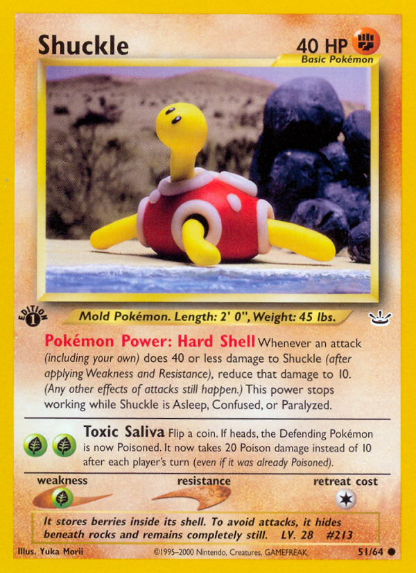 Shuckle (51/64) [Neo Revelation 1st Edition] - Card Brawlers | Quebec | Canada | Yu-Gi-Oh!