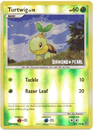 Turtwig (103/130) [Burger King Promos: 2008 Collection] - Card Brawlers | Quebec | Canada | Yu-Gi-Oh!