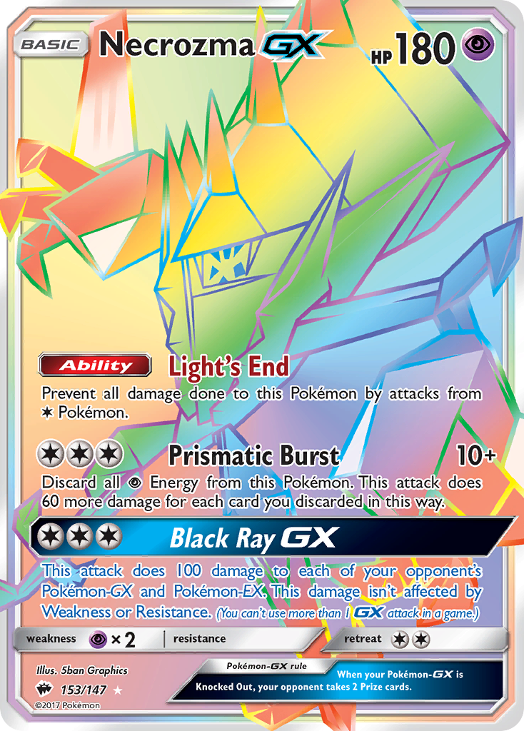 Necrozma GX (153/147) [Sun & Moon: Burning Shadows] - Card Brawlers | Quebec | Canada | Yu-Gi-Oh!