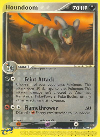 Houndoom (34/97) [EX: Dragon] - Card Brawlers | Quebec | Canada | Yu-Gi-Oh!