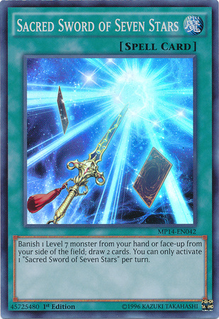 Sacred Sword of Seven Stars [MP14-EN042] Super Rare - Card Brawlers | Quebec | Canada | Yu-Gi-Oh!