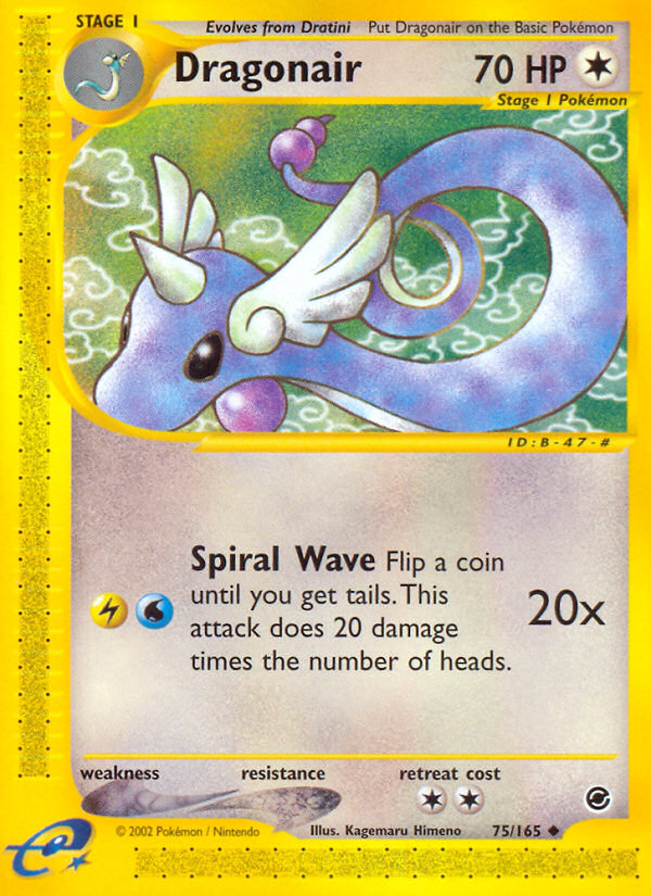 Dragonair (75/165) [Expedition: Base Set] - Card Brawlers | Quebec | Canada | Yu-Gi-Oh!