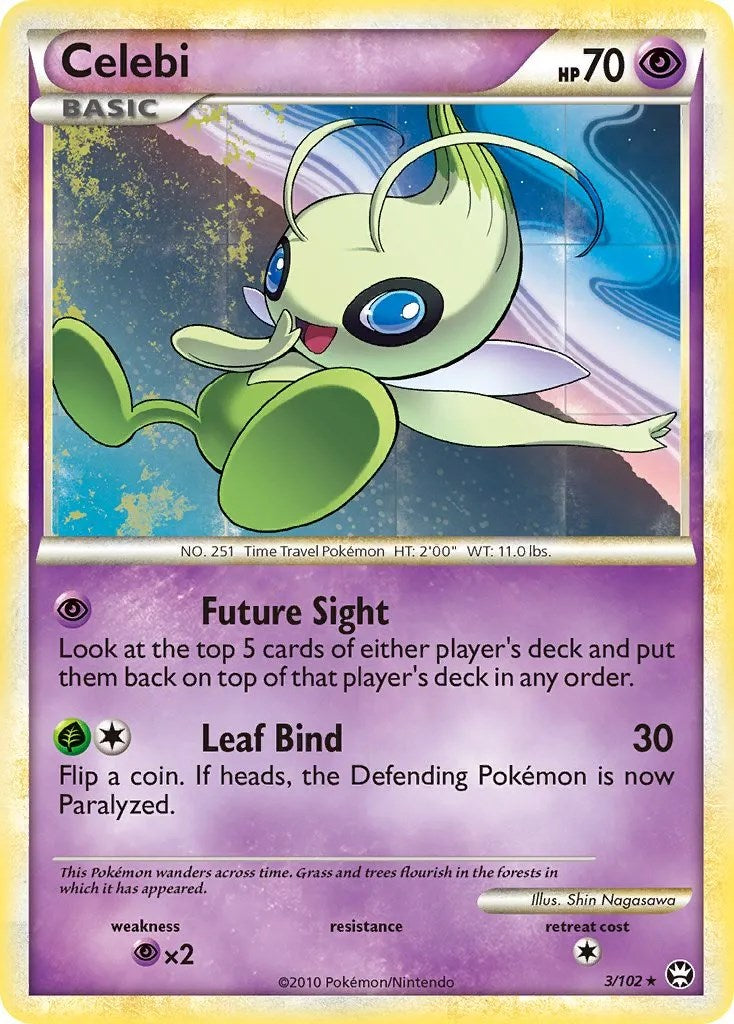 Celebi (3/102) (Movie Exclusive) [HeartGold & SoulSilver: Triumphant] - Card Brawlers | Quebec | Canada | Yu-Gi-Oh!
