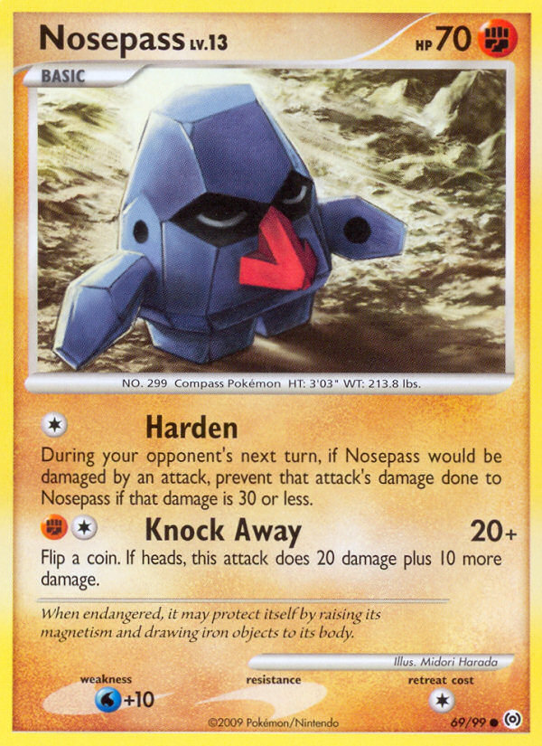Nosepass (69/99) [Platinum: Arceus] - Card Brawlers | Quebec | Canada | Yu-Gi-Oh!