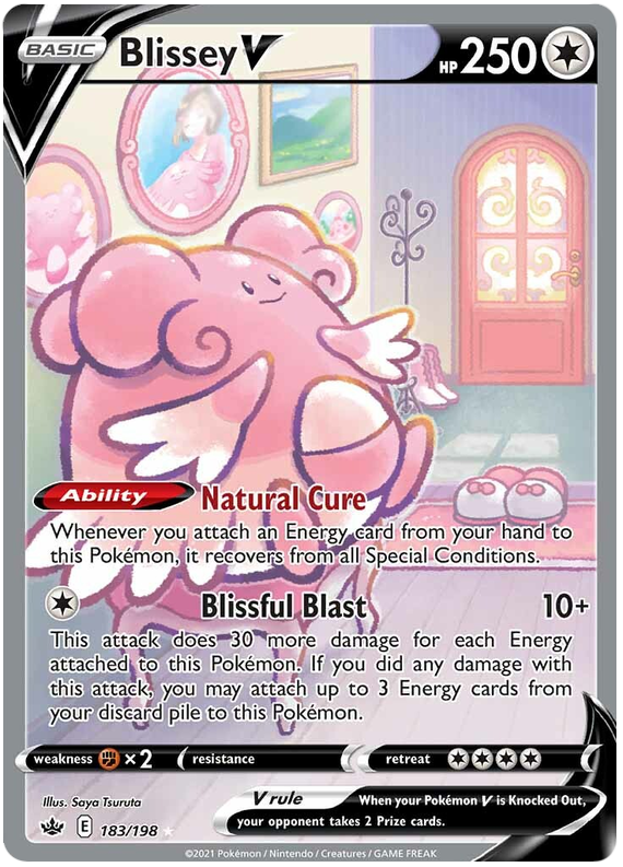Blissey V (183/198) [Sword & Shield: Chilling Reign] - Card Brawlers | Quebec | Canada | Yu-Gi-Oh!