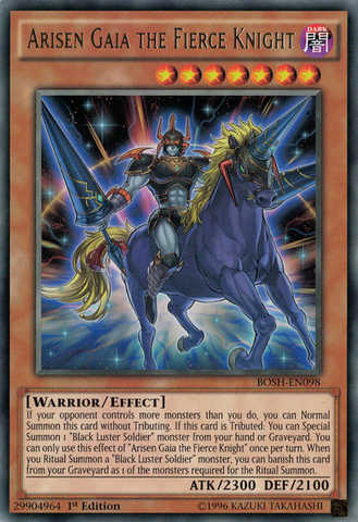 Arisen Gaia the Fierce Knight [BOSH-EN098] Rare - Card Brawlers | Quebec | Canada | Yu-Gi-Oh!