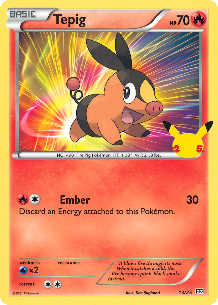 Tepig (13/25) [McDonald's 25th Anniversary] - Card Brawlers | Quebec | Canada | Yu-Gi-Oh!