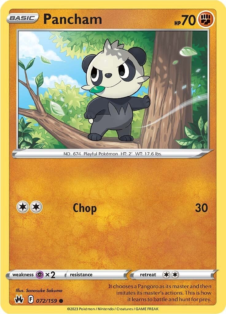 Pancham (072/159) [Sword & Shield: Crown Zenith] - Card Brawlers | Quebec | Canada | Yu-Gi-Oh!