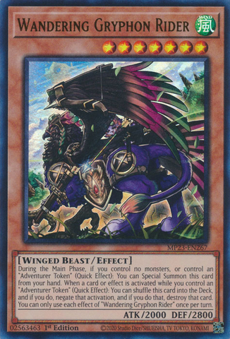 Wandering Gryphon Rider [MP23-EN267] Ultra Rare - Card Brawlers | Quebec | Canada | Yu-Gi-Oh!