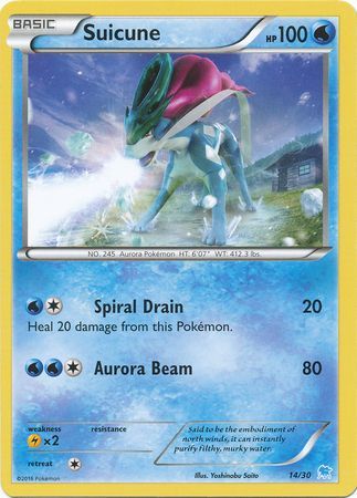 Suicune (14/30) [XY: Trainer Kit 3 - Suicune] - Card Brawlers | Quebec | Canada | Yu-Gi-Oh!