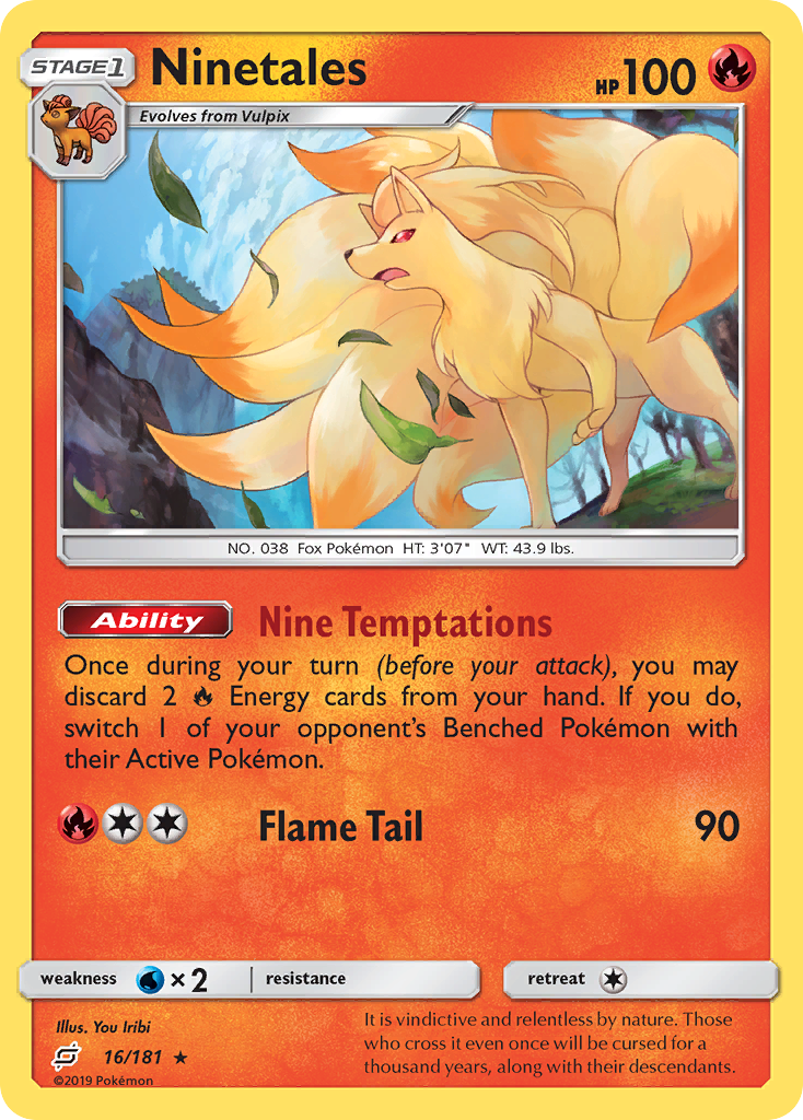 Ninetales (16/181) [Sun & Moon: Team Up] - Card Brawlers | Quebec | Canada | Yu-Gi-Oh!