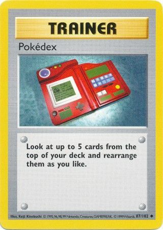 Pokedex (87/102) [Base Set Shadowless Unlimited] - Card Brawlers | Quebec | Canada | Yu-Gi-Oh!