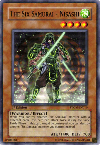 The Six Samurai - Nisashi [STON-EN010] Common - Card Brawlers | Quebec | Canada | Yu-Gi-Oh!