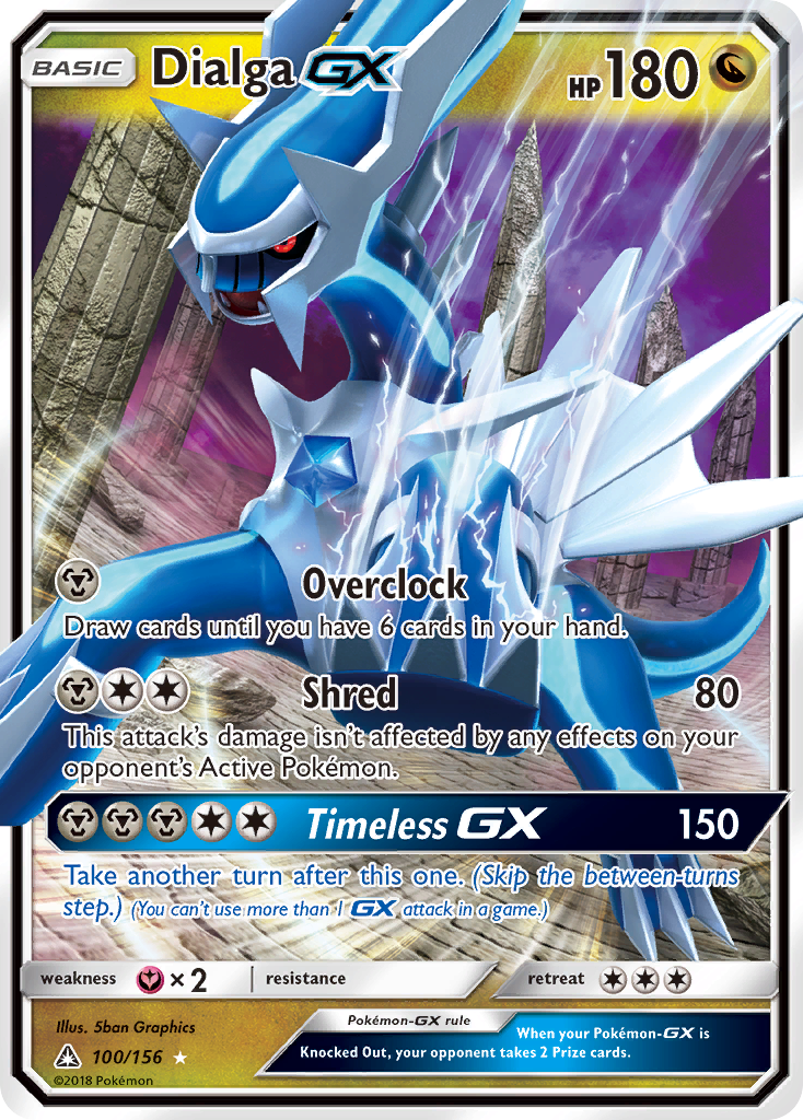 Dialga GX (100/156) [Sun & Moon: Ultra Prism] - Card Brawlers | Quebec | Canada | Yu-Gi-Oh!