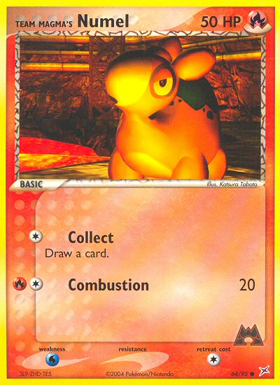 Team Magma's Numel (64/95) [EX: Team Magma vs Team Aqua] - Card Brawlers | Quebec | Canada | Yu-Gi-Oh!