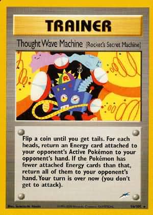 Thought Wave Machine (96/105) (Rocket's Secret Machine) [Neo Destiny Unlimited] - Card Brawlers | Quebec | Canada | Yu-Gi-Oh!