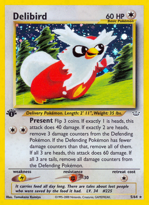 Delibird (5/64) [Neo Revelation 1st Edition] - Card Brawlers | Quebec | Canada | Yu-Gi-Oh!