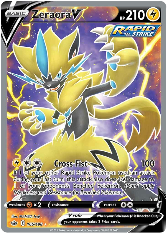 Zeraora V (165/198) [Sword & Shield: Chilling Reign] - Card Brawlers | Quebec | Canada | Yu-Gi-Oh!