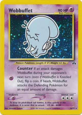 Wobbuffet (16/75) [Neo Discovery Unlimited] - Card Brawlers | Quebec | Canada | Yu-Gi-Oh!