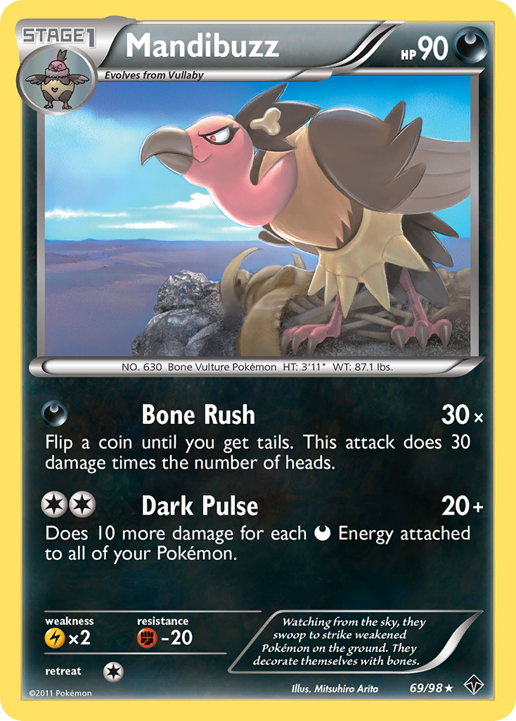 Mandibuzz (69/98) [Black & White: Emerging Powers] - Card Brawlers | Quebec | Canada | Yu-Gi-Oh!