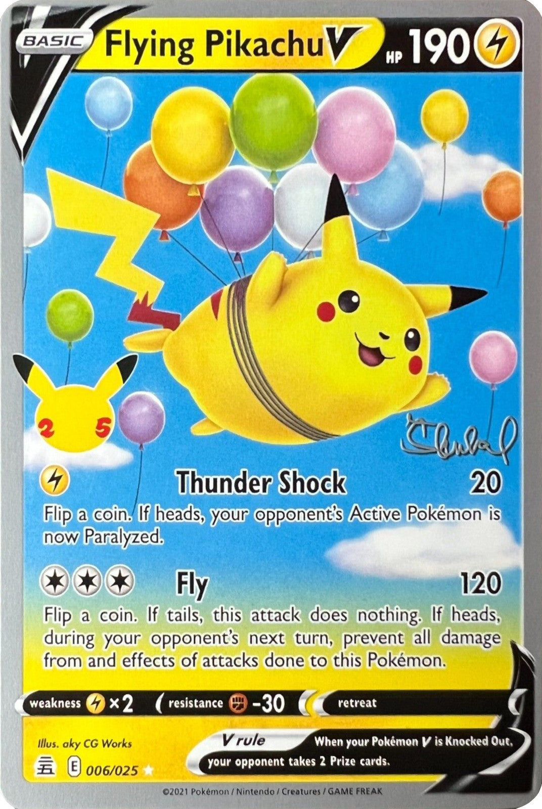 Flying Pikachu V (006/025) (ADP - Ondrej Skubal) [World Championships 2022] - Card Brawlers | Quebec | Canada | Yu-Gi-Oh!
