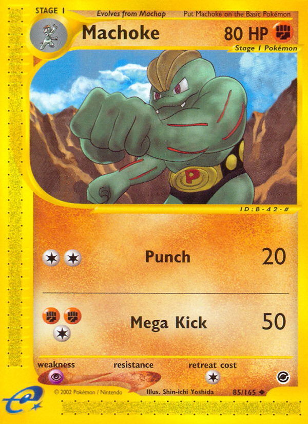 Machoke (85/165) [Expedition: Base Set] - Card Brawlers | Quebec | Canada | Yu-Gi-Oh!