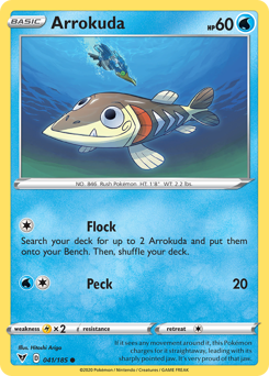 Arrokuda (041/185) [Sword & Shield: Vivid Voltage] - Card Brawlers | Quebec | Canada | Yu-Gi-Oh!
