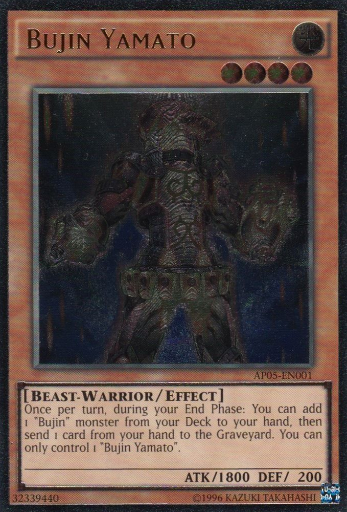 Bujin Yamato [AP05-EN001] Ultimate Rare - Yu-Gi-Oh! - Card Brawlers | Quebec | Canada |