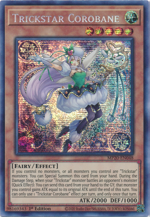 Trickstar Corobane [MP20-EN048] Prismatic Secret Rare - Card Brawlers | Quebec | Canada | Yu-Gi-Oh!