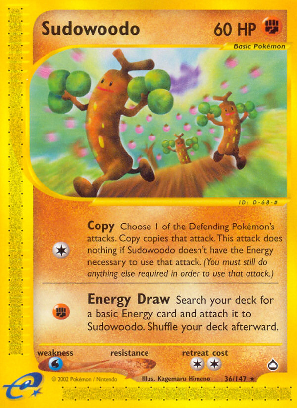 Sudowoodo (36/147) [Aquapolis] - Card Brawlers | Quebec | Canada | Yu-Gi-Oh!