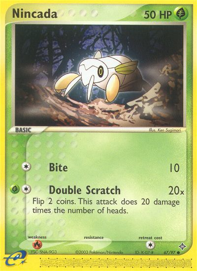 Nincada (67/97) [EX: Dragon] - Card Brawlers | Quebec | Canada | Yu-Gi-Oh!