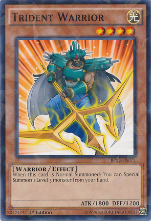 Trident Warrior [BP03-EN075] Shatterfoil Rare - Card Brawlers | Quebec | Canada | Yu-Gi-Oh!