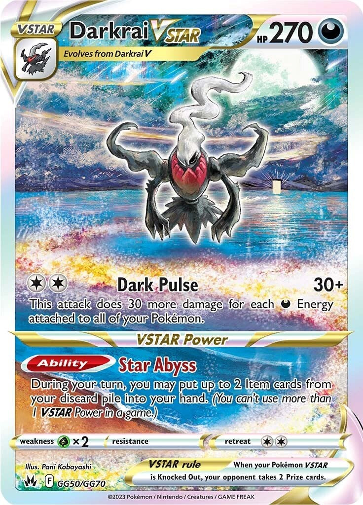 Darkrai VSTAR (GG50/GG70) [Sword & Shield: Crown Zenith] - Card Brawlers | Quebec | Canada | Yu-Gi-Oh!