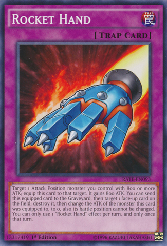 Rocket Hand [RATE-EN093] Common - Card Brawlers | Quebec | Canada | Yu-Gi-Oh!
