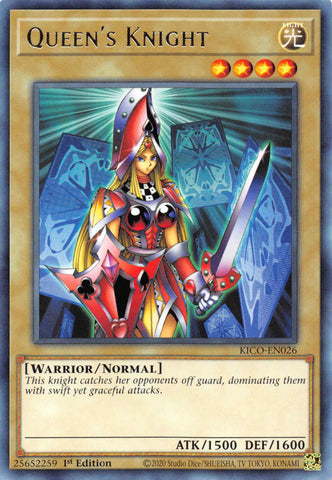 Queen's Knight [KICO-EN026] Rare - Card Brawlers | Quebec | Canada | Yu-Gi-Oh!