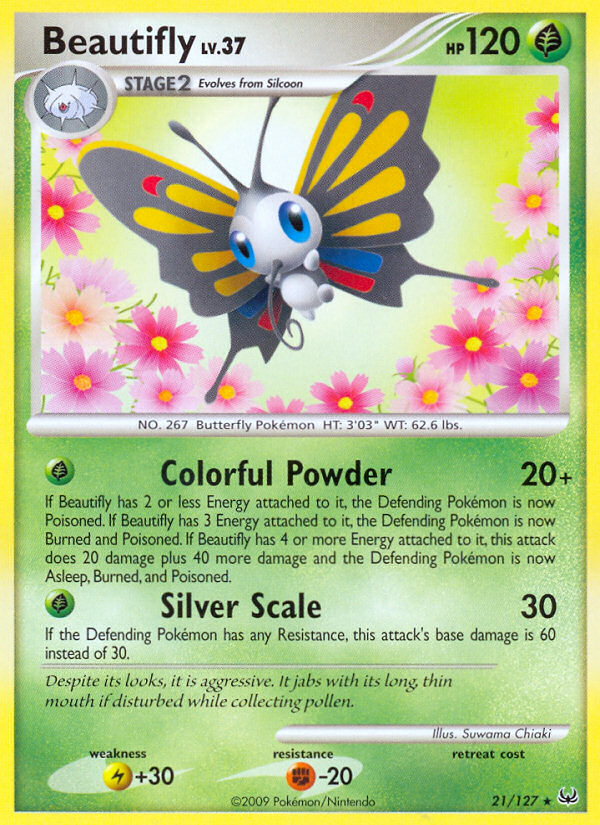 Beautifly (21/127) [Platinum: Base Set] - Card Brawlers | Quebec | Canada | Yu-Gi-Oh!