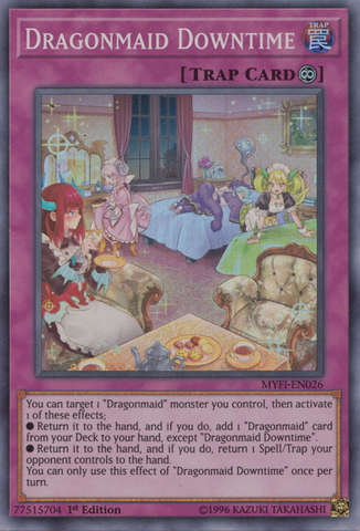 Dragonmaid Downtime [MYFI-EN026] Super Rare - Card Brawlers | Quebec | Canada | Yu-Gi-Oh!