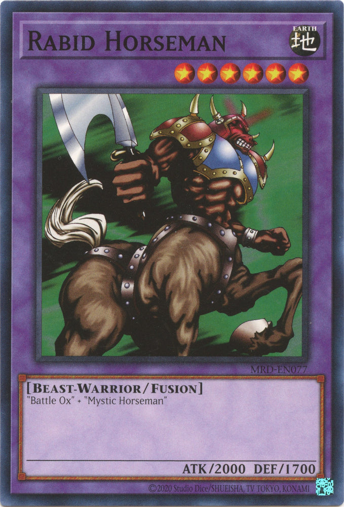 Rabid Horseman (25th Anniversary) [MRD-EN077] Common - Card Brawlers | Quebec | Canada | Yu-Gi-Oh!