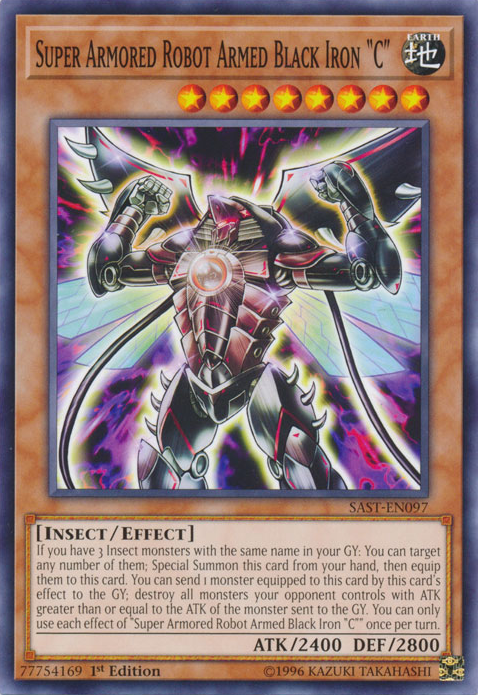 Super Armored Robot Armed Black Iron "C" [SAST-EN097] Common - Card Brawlers | Quebec | Canada | Yu-Gi-Oh!