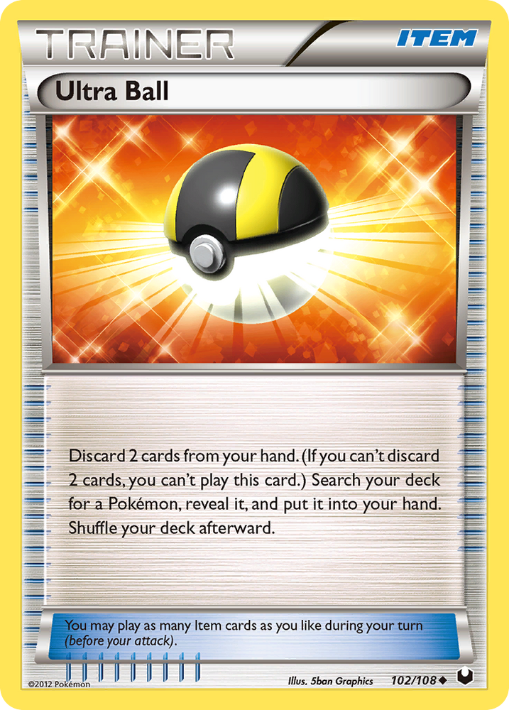 Ultra Ball (102/108) [Black & White: Dark Explorers] - Card Brawlers | Quebec | Canada | Yu-Gi-Oh!