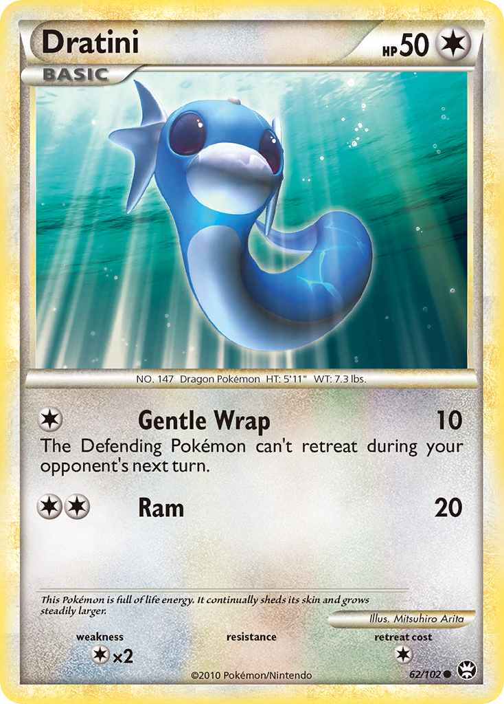 Dratini (62/102) [HeartGold & SoulSilver: Triumphant] - Card Brawlers | Quebec | Canada | Yu-Gi-Oh!