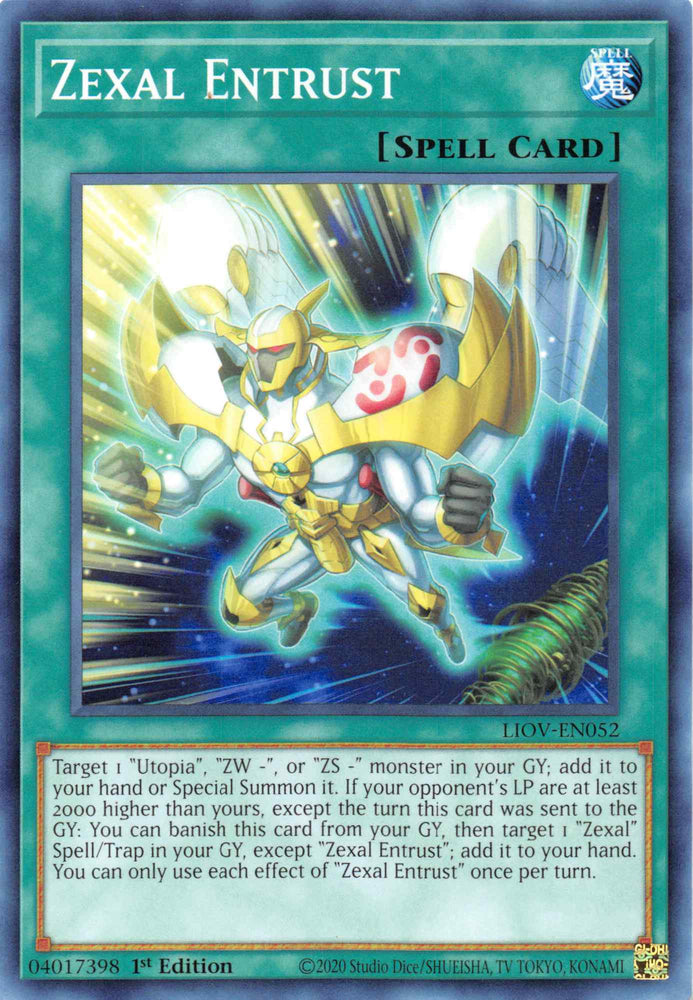 Zexal Entrust [LIOV-EN052] Common - Card Brawlers | Quebec | Canada | Yu-Gi-Oh!