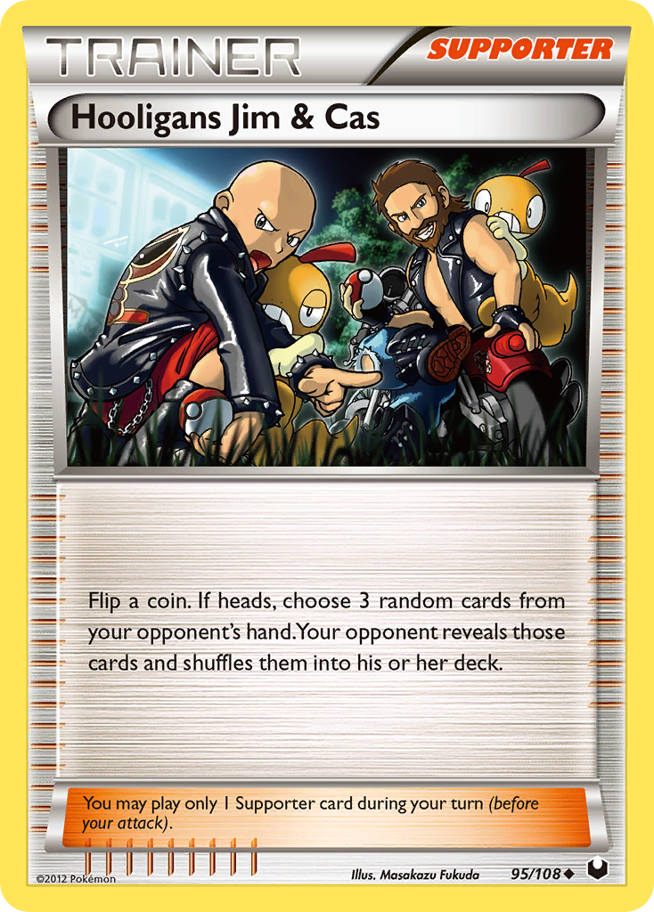 Hooligans Jim & Cas (95/108) [Black & White: Dark Explorers] - Card Brawlers | Quebec | Canada | Yu-Gi-Oh!