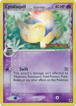 Cyndaquil (45/101) (Delta Species) (Stamped) [EX: Dragon Frontiers] - Card Brawlers | Quebec | Canada | Yu-Gi-Oh!