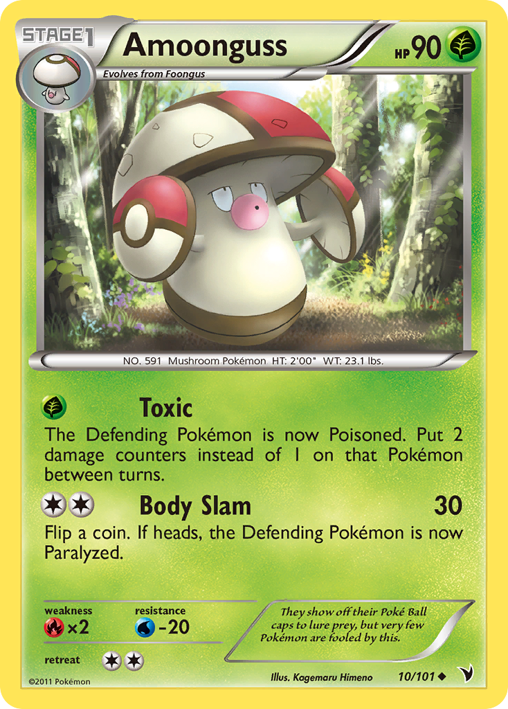 Amoonguss (10/101) [Black & White: Noble Victories] - Card Brawlers | Quebec | Canada | Yu-Gi-Oh!
