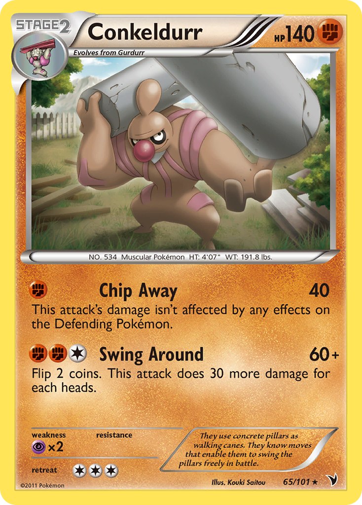 Conkeldurr (65/101) [Black & White: Noble Victories] - Card Brawlers | Quebec | Canada | Yu-Gi-Oh!